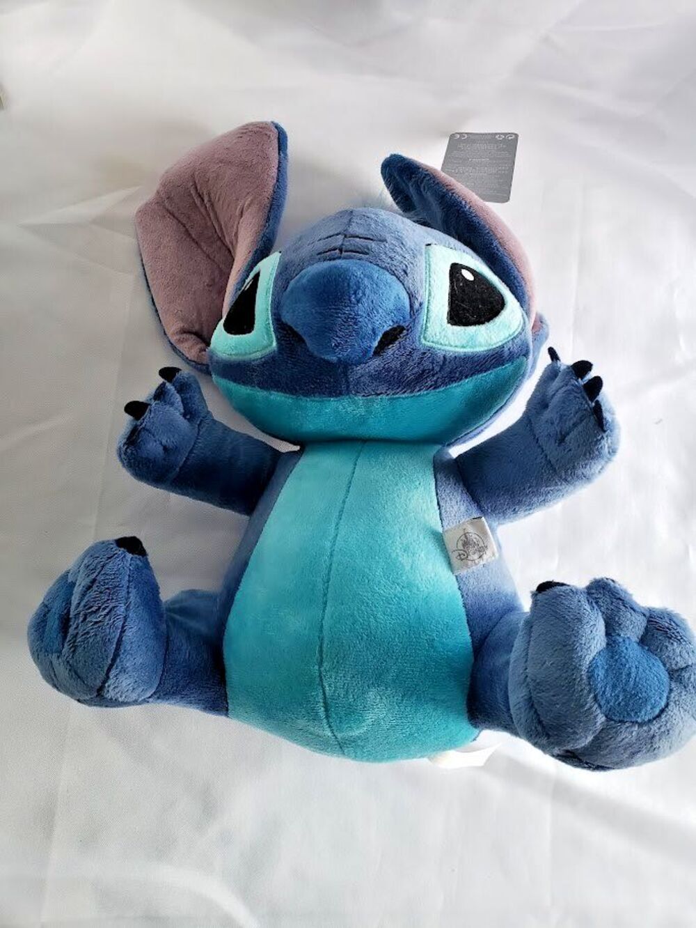 Disney Store STITCH Plush with tag  - Arms up -  15 Inch - Lilo and Stitch